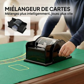 Mala de póquer - Conjunto completo de póquer com 300 fichas, cartas de jogar, dados, crupiê, tapete, chaves, mala em ABS, prata