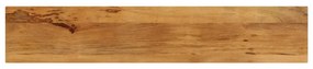 vidaXL Tampo de mesa retangular 140x40x2,5 cm mangueira maciça