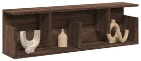 vidaXL Armário parede 100x20x30 cm deriv. madeira carvalho castanho