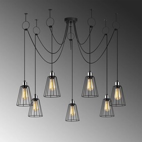 Candeeiro Tel – Preto – 135 cm x 130 cm