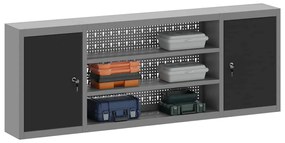Armário para Ferramentas VidaXL Parede com Painel de Ferramentas Preto