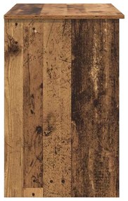 Secretária com Armazenamento Madeira Velha 90x49.5x75 cm Madeira de En