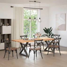 Pés para mesa de jantar 2 peças, branco, 90x(72-73,3) cm, aço