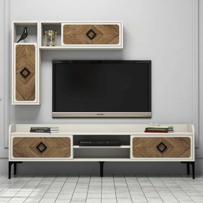 Unidade de TV Samba – Walnut Cream – 180x52x35 cm