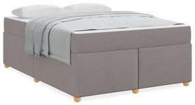 Estrutura da Cama Cinzento-acastanhado 160 x 200 cm tecido
