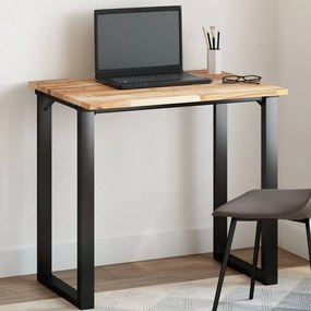 vidaXL Tampo de mesa retangular 100x60x2 cm madeira de acácia maciça