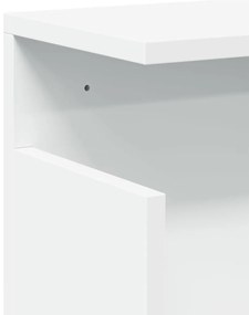 Armário de parede 60x20x30 cm derivados de madeira branco