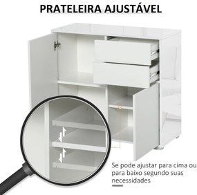 Aparador Sean de 79 cm - Branco - Design Nórdico