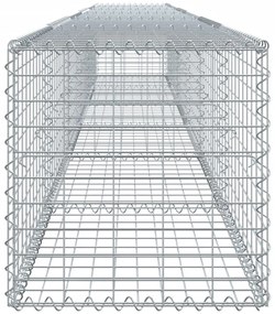 Cesto gabião com cobertura 600x50x50 cm ferro galvanizado