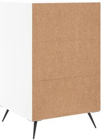 Mesa de cabeceira 40x40x66 cm derivados de madeira branco