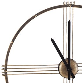 Relógio de parede dourado ø 64 cm ASCONA Beliani