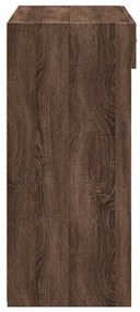 Aparador 80x42,5x93 cm derivados de madeira carvalho castanho