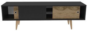 Móvel TV Ecrin – Antracite e Carvalho – 160x45x34,5 cm