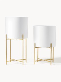Metal Plant Pots Mina, Set of 2