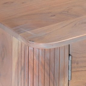 Móvel de TV 118x30x40 cm madeira de acácia maciça