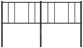 Cabeceira de cama 193 cm metal preto