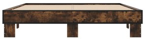 Estrutura de cama 150x200 cm derivados madeira/metal
