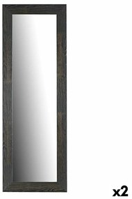 Espelho de Parede Castanho Madeira Vidro 1,5 X 154,5 X 52,5 cm (2 Unidades)