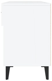 Sapateira 102x35x55 cm derivados de madeira branco brilhante