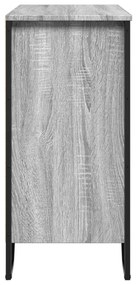 Aparador 78x35,5x74,5 cm derivados de madeira cinzento sonoma