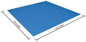 Bestway Pano para chão de piscinas Flowclear 335x335 cm