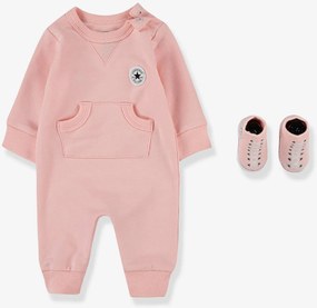Conjunto de 2 peças, macacão + meias, Lil Chuck da CONVERSE rosa-pálido