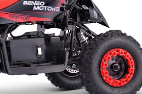 Moto 4 elétrica para crianças ATV Motors Raptor 800W Vermelha