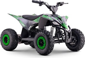 MINI MOTO 4 PARA CRIANÇAS 1000W 36V Roan RATTE C/ Marcha atrás e limitador Verde