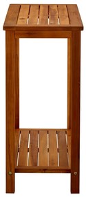 Mesa consola para jardim 80x35x75 cm madeira de acácia maciça