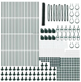 Cerca Hexagonal vidaXL Verde 1,2x100 m de Aço