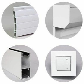 Persiana Branco 140 x 120 cm