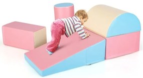 Conjunto de atividades para crianças escalar e engatinhar, 5 peças, verde