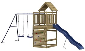 Conjunto de brincar para exterior madeira de pinho impregnada