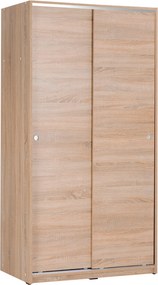 Roupeiro "Zenith" – Carvalho Sonoma – 94 x 182 x 52 cm – Design Modern