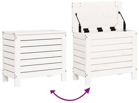7 pcs conjunto de sofás para jardim pinho maciço branco