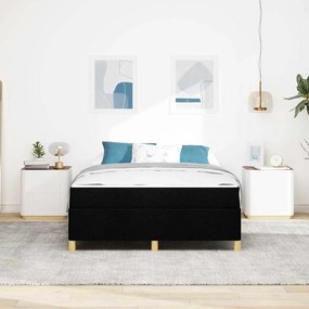 Cama Box Outros Preto e Branco e Preto 140 x 200 cm tecido