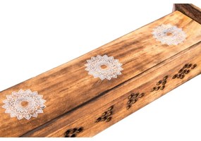 Incenso DKD Home Decor Suporte 8 x 8 x 30 cm Madeira Mandala Índio (6 Peças)