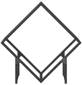 Suporte para lenha 60x25x60 cm aço laminado a frio preto