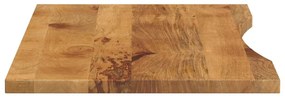 Tampo de mesa com curva 110x50x2,5 cm mangueira áspera maciça