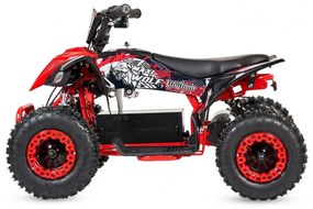 Moto 4 elétrica para crianças TIGER 1000W Velocidade 18-20 km/h, Autonomia 30-40 km Vermelha