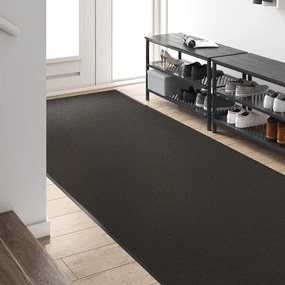 Tapete Retangular vidaXL Preto 120x300 cm