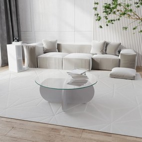 Mesa de Café Bubble – Branca – 75 cm x 35 cm x 75 cm