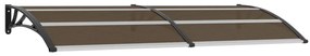 45636 vidaXL Toldo de porta 240x100 cm PC preto