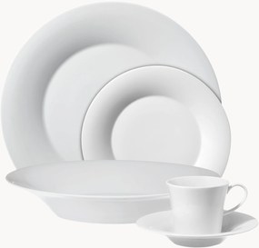 Conjunto de loiça de porcelana artesanal Berlin, 6 pessoas, conjunto de 30