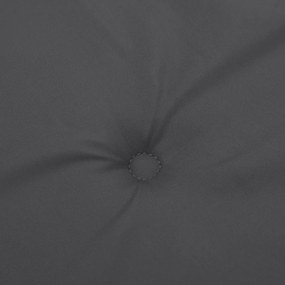Almofadão p/ banco jardim 180x50x7cm mesclado tecido antracite
