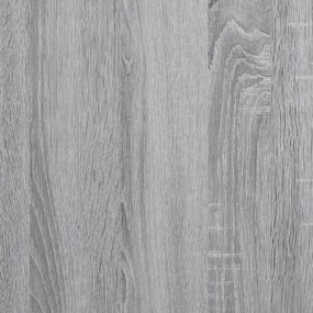 Estante parede 100x20x53 cm derivados madeira cinzento sonoma