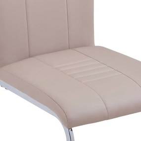 9 pcs conjunto de jantar couro artificial cappuccino
