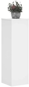 Suportes p/ plantas 2 pcs 25x25x80 cm derivados madeira branco
