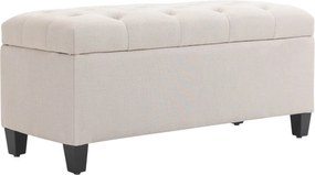 Banco com arrumação 100 x 40 x 44 cm, branco