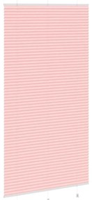 Rosa Plissada Cega 105x200 cm Largura Tecido 104,4cm Poliéster